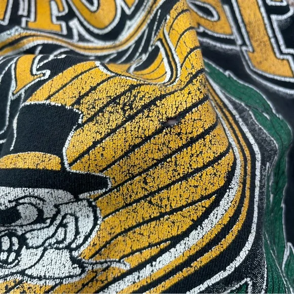 VTG 90s Wake Forest Demon Deacons RARE Single Stitch Men’s Black t-shirt size L